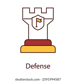 Defense – Fortress Representing Strong Security Measures