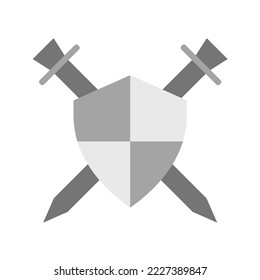 Defense icon vector image. Can also be used for Cyber Security. Suitable for mobile apps, web apps and print media.