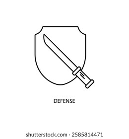 defense icons  symbol vector elements for infographic web