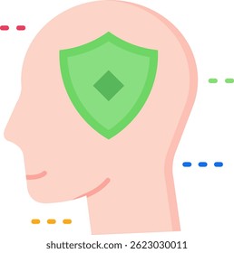 Defense Line vector Icon Design