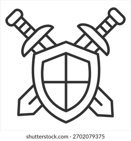 Vektorgrafik des Verteidigungsgliederungssymbols
