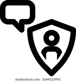 Defensive Communication, Defensiveness, Communications Outline Icon