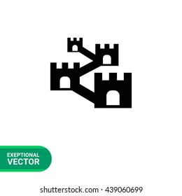 Defensive wall icon