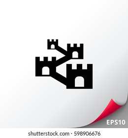 Defensive wall icon