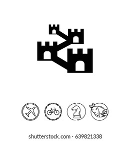 Defensive wall icon