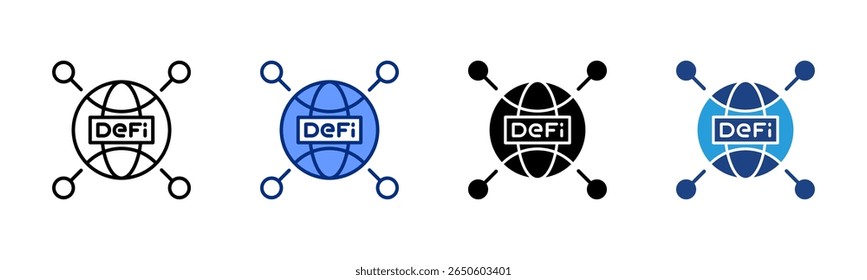 Defi icon sheet multiple style collection