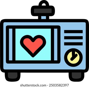 The Defibrillator icon represents a crucial medical device used to restore normal heart rhythm in cases of cardiac arrest.