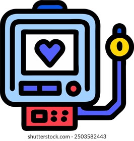 The Defibrillator icon represents a crucial medical device used to restore normal heart rhythm in cases of cardiac arrest.