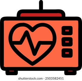 The Defibrillator icon represents a crucial medical device used to restore normal heart rhythm in cases of cardiac arrest.