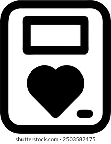 The Defibrillator icon represents a crucial medical device used to restore normal heart rhythm in cases of cardiac arrest.