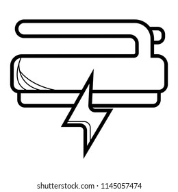 defibrillator icon vector