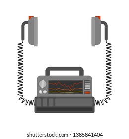 Defibrillator isolated. Medical device. electropulse therapy of heart rhythm disorders.