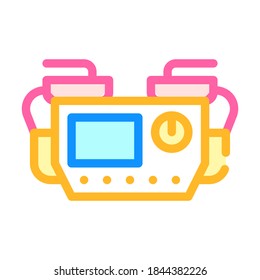 defibrillator medical equipment color icon vector. defibrillator medical equipment sign. isolated symbol illustration