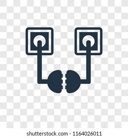Defibrillator vector icon isolated on transparent background, Defibrillator logo concept