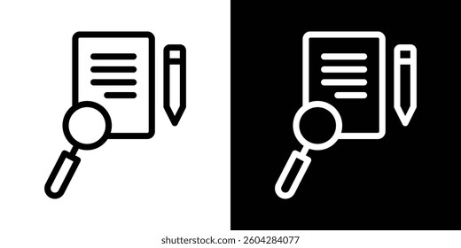 Define icons vectors set in stroke line style.