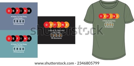 Define true t shirt design men's