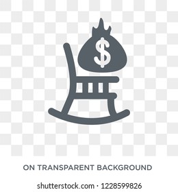 Defined benefit pension icon. Defined benefit pension design concept from Defined benefit pension collection. Simple element vector illustration on transparent background.