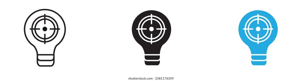 Defining icon black white vector outline