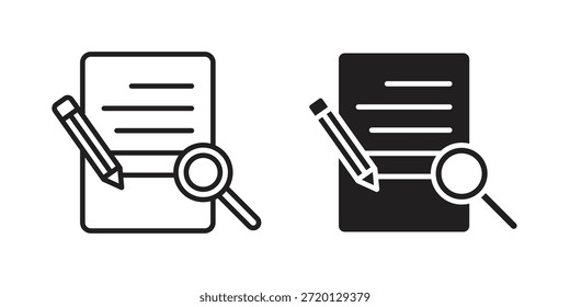 Ilustración de icono de definición, Vector de línea delgada, signo de Diseño web,