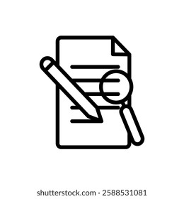 Defining icon logo sign set vector outline