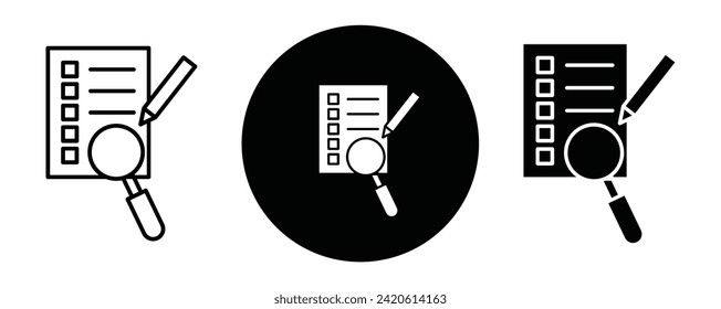 Defining outline icon collection or set. Defining Thin vector line art
