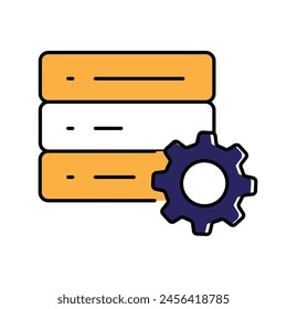 Definieren von Systemzielen Vektorgrafik Symboldesign