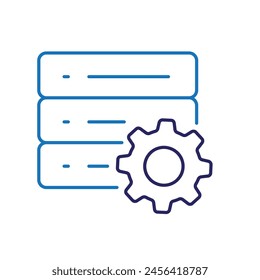 Definieren von Systemzielen Vektorgrafik Symboldesign