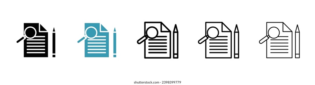 Defining vector icon set. Defining business plan explain project define for UI designs.