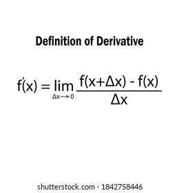 definition of derivative formula, mathematical formula