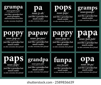 Definition design for grandpa t shirt