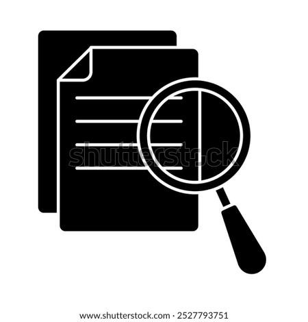 Definition icon, information, research, workbook