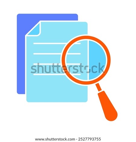 Definition icon, information, research, workbook