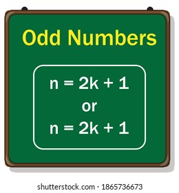 definition of odd numbers, odd integers
