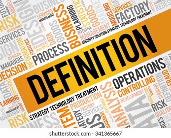 DEFINITION word cloud, business concept