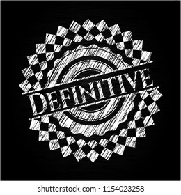 Definitive on blackboard