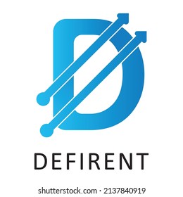 Defirent - Logotipo de letra D