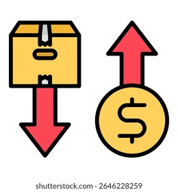 Elemento Ícone De Deflação Para Design
