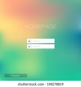 Defocused abstract background  for your design. Website Template. 