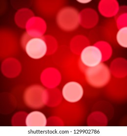 Defocused abstract red background, vector illustration.