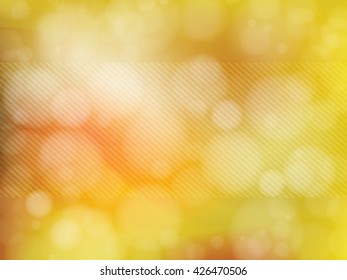 Defocused background with lights. Blurred backdrop. Abstract bokeh style vector illustration.