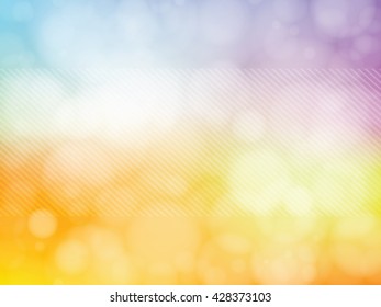 Defocused background with lights. Blurred backdrop. Abstract bokeh style vector illustration.