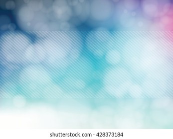 Defocused background with lights. Blurred backdrop. Abstract bokeh style vector illustration.