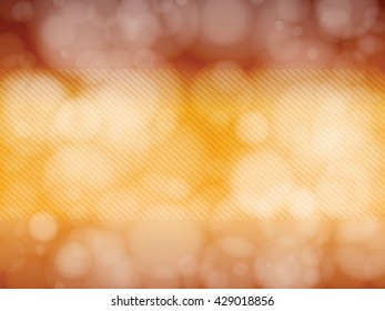 Defocused background with lights. Blurred backdrop. Abstract bokeh style vector illustration.