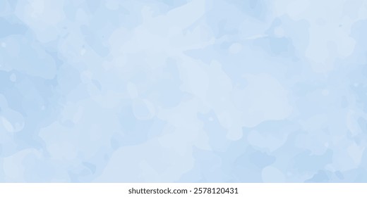 Defocused and blurry wet ink effect sky blue color watercolor background, blurred and grainy Blue powder explosion on white background, Classic hand painted Blue watercolor background for design.
