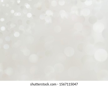 Defocused bokeh lights in a light shade. Beautiful romantic background for a happy holiday mood. Beautiful festive background, texture. Vector illustration