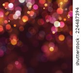 defocused christmas lights 