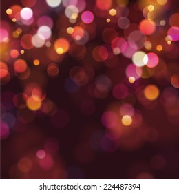 defocused christmas lights 