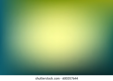 Defocused Green Blurred Abstract Background.