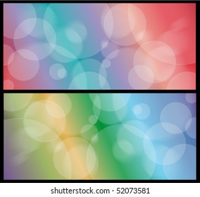Defocused lights background. Vector Illustration. EPS10