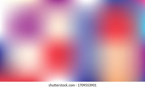 Defocused Mesh Vector Background, Hologram Neon Overlay. Funky Pink, Purple, Turquoise Dreamy Noble Unicorn Girlie Background. Rainbow Fairytale Iridescent Pearlescent Holographic Dark Wallpaper